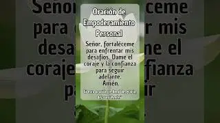 Oraci&oacute;n de Empoderamiento Personal