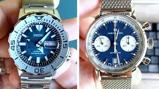 9 Affordable Watches - BEST Blue Dials | Field, Chronograph, Dive, Sport, Dress, Quartz, & Automatic