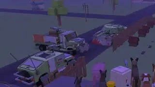 Gathering all military vehicles at the safe house| Blockapolypse