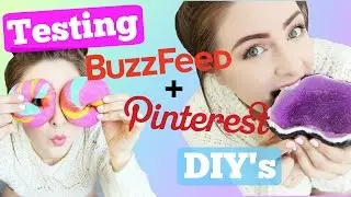Testing Pinterest and Buzzfeed DIY's !!