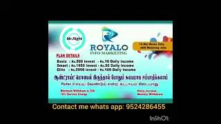 ROYALO PLANS DETAILS. LIFE LONG ONLINE INCOME APP.