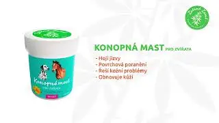 Konopn&aacute; mast pro zv&iacute;řata