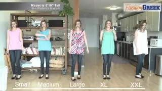 Women's Tank Top Sizing Video
