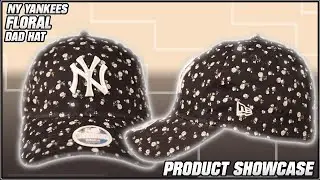 New York Yankees Navy Blue Floral Women Hat | Yankees Women Micro Floral Dad Cap | Baseball Cap