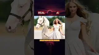 Most Beautiful Horse &mdash; Real or AI? 🤯🐎 #horse #shortvideo #equestrian