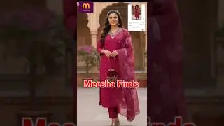 Meesho Party Wear Kurta Set 💃 | Budget Friendly & Stylish 💖 | #Shorts