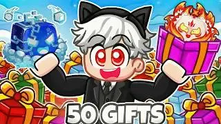 I Opened 50 Admin Gift Boxes to Get EVERY Blox Fruit!