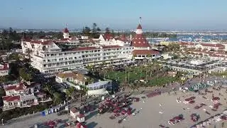 Hotel Coronado, Coronado Island, CA Drone Footage