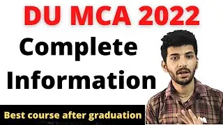 DU MCA 2022 &ndash; Admission, Exam Dates, Application, Eligibility | Syllabus | Tips and Books | Cut Off