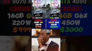RX 9070 XT vs RTX 4090 HOW? #gaming #benchmark #rtx4090 #rx9070xt