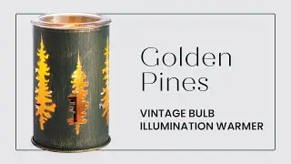 Golden Pines Vintage Bulb Illumination Fragrance Warmer | Candle Warmers Etc. | Home Fragrance
