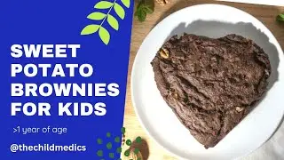 Sweet potato brownies for kids