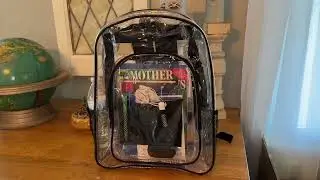 Review of Clear Backpack Heavy Duty Transparent Backpack See Through Clear Bookbags for School