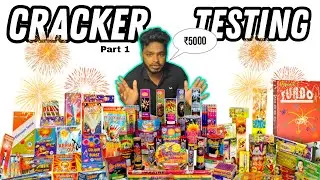 Diwali crackers Testing |crackers video | Diwali ke Patakhe | Diwali Stash |Crackers Testing