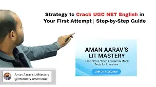 Strategy to Crack UGC NET English in Your First Attempt | Step-by-Step Guide