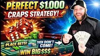 🎲Perfect $1,000 Craps Strategy!