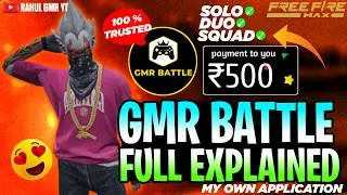 Gmr Battle App Full Explained 🤑| Gmr Battle App Real or Fake 🤔💯| Free Fire Tournament App Free Entry