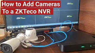 How to add cameras to a zkteco nvr