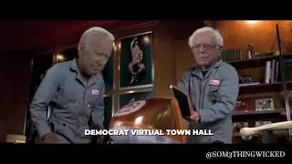 Monkey business #BidenTownHall