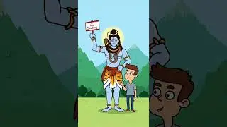 no smoking shiv msg 🚭 #shorts #short #cartoon #mahadev