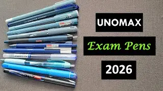 Ручки Unomax для экзаменов 2026 года — лучшие гелевые и шариковые ручки для экзаменов.