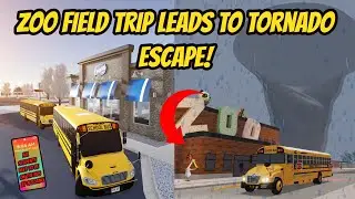 Greenville, Wisc Roblox l TORNADO FLOODS Zoo School Bus Field Trip Roleplay