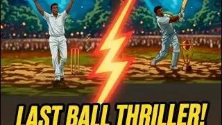Aakhri Ball Drama 🔥 Last Ball Finish &ndash; Full Thrill!&rdquo;