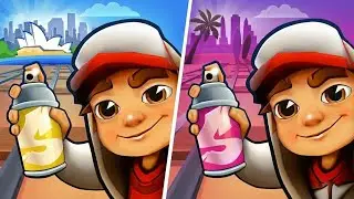 Subway Surfers Sydney 🆚 Subway Surfers Aloha Hawaii Map Comparison 