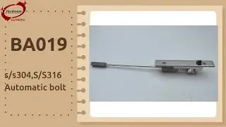 Glowing hardware stainless steel automatic flush door bolt BA019