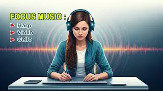 Focus Music: Harp, Violin, Cello for Studying & Concentration Relaxing Instrumental Music