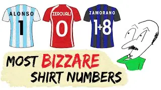 Top 5 Most BIZARRE Shirt Numbers | Crazy Football Stories