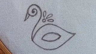 Very Beautiful bird Embroidery design | hand embroidery Design | embroidery design |