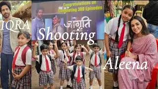 Jagriti serial shooting#Zee TV#Aleena Iqra 👍🧿🧿