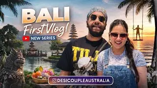 Our First Bali Vlog 🇮🇩 | Uluwatu Temple & Kecak Dance | Bali Trip 2025 | Desi Couple in Australia