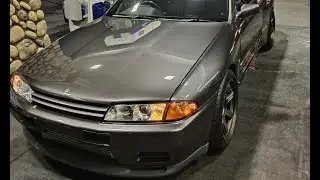 Skyline R32 Gtr Rb26 Oil Change !! + Private JDM Meet