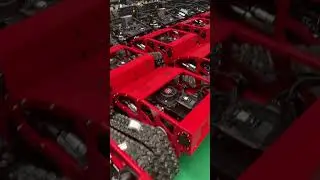 Work at remote control lawn mower one day record #remotecontrollawnmower #lawnmower #rclawnmower