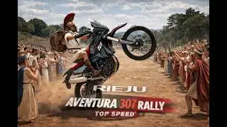 Rieju Aventura 307 Rally Ep2: Shocking 140 km/h Top Speed Run!