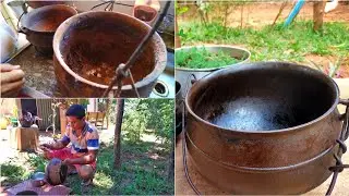 CONSEGUIMOS REMOVER TODA FERRUGEM DAS PANELAS DE FERRO+ CURA DAS PANELAS!