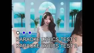 Andreini V. Music Inc. Video Karaoke Lyrics Test (2026) Ver. 1