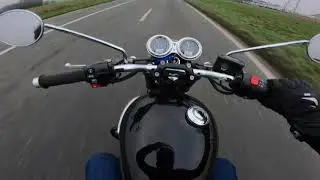 test triumph bonneville T100 A2 (et non la street twin 😂)