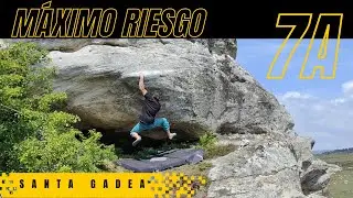 M&aacute;ximo Riesgo 7a, Santa Gadea Boulder