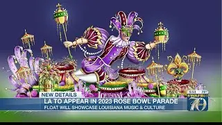 Float to showcase La. culture in Rose Bowl Parade for 3rd year