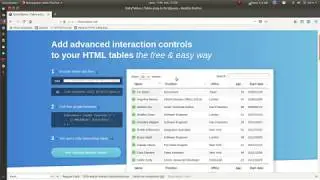 Django e DataTables básico