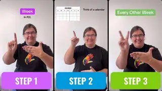 Tutorial: ASL Week Signs for Beginners | Easy-to-Memorize ASL