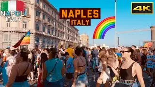 🌈Naples Pride Walk - 2022 INaples Walking Tour | Napoli Pride 2022 - Italy