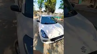 New Swift lxi 2025 white colour walk around #swift #swiftlover #swiftcar #car #carlover