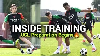 Inside Training: Arsenal Preparation ahead Inter Milan UCL clash  | several Key players are back🔥