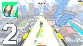 Action Balls: Gyrosphere Race - Gameplay Walkthrough Part 2 - Levels 15-27 Ball Game (Android, iOS)