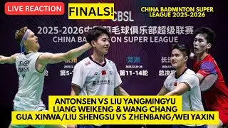 LIVE REACTION ANTONSEN LIANG WEIKENG & WANG CHANG CBSL FINALS 2025-2026