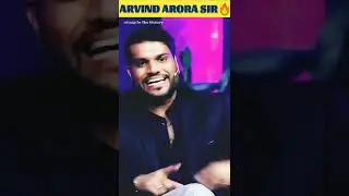 Best Inspiring Story - By ARVIND ARORA SIR💯🔥| How To Choose Your Career?| #a2motivation #shorts